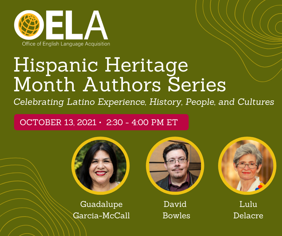 Hispanic Heritage Month Authors Series Celebrating Latino Experience
